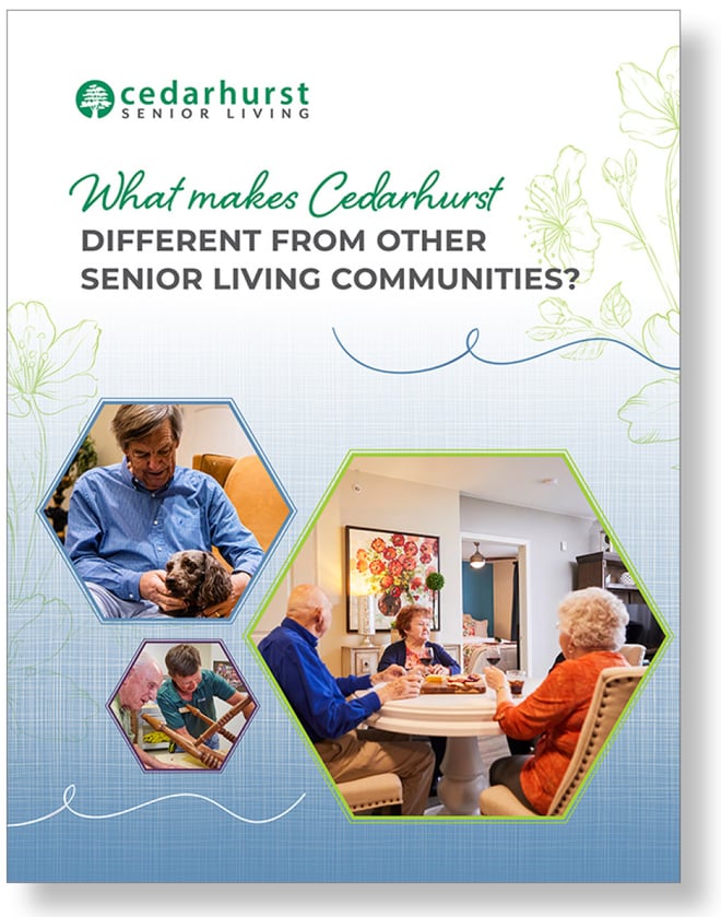 What Makes Cedarhurst Different Cedarhurst Senior Living